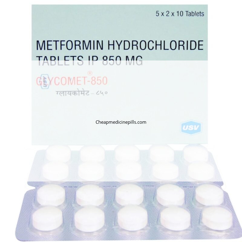 GLYCOMET 850 METFORMIN HCL