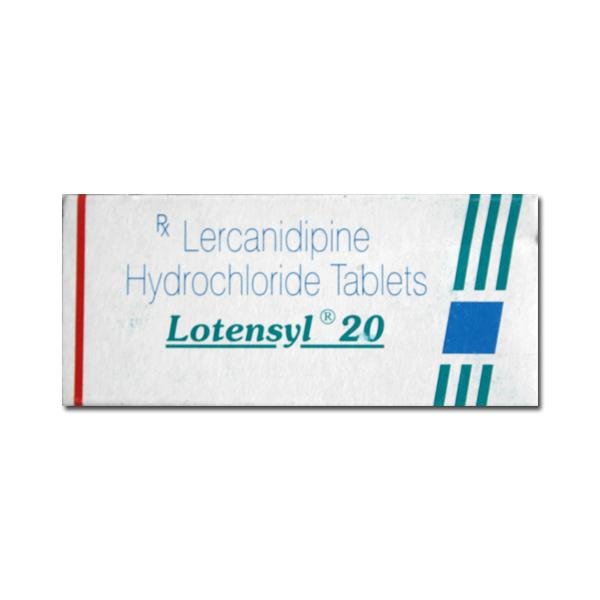 LOTENSYL 20 Lercanidipine