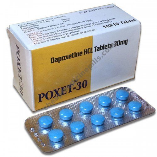 Poxet 30 mg tablets Dapoxetine 30mg